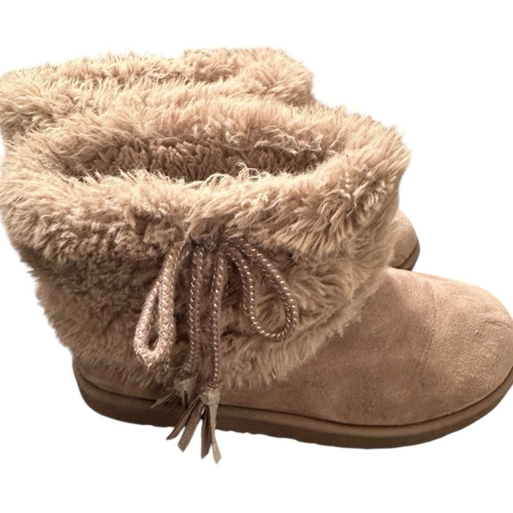 Magellan Outdoors Girls Winter Faux Fur Boots Size 3 - Picture 3 of 7